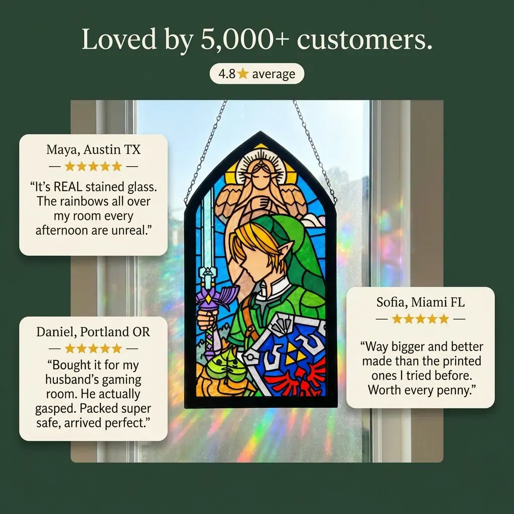 The Glass Garden - Stained Glass Suncatcher