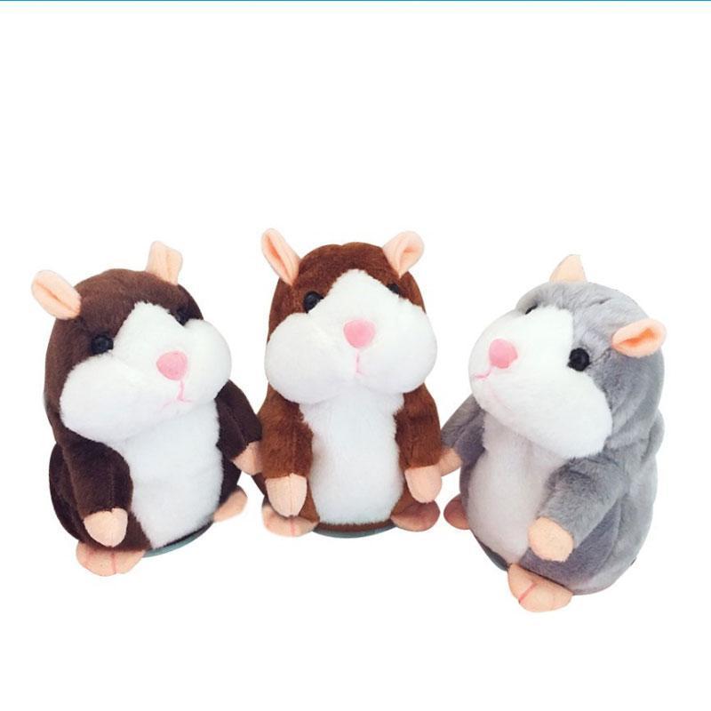 🎄LIMITED-TIME 50% OFF! ⏰Talking Hamster Plush – repeats whatever you say, auto head-shaking, hilarious fun for kids & adults