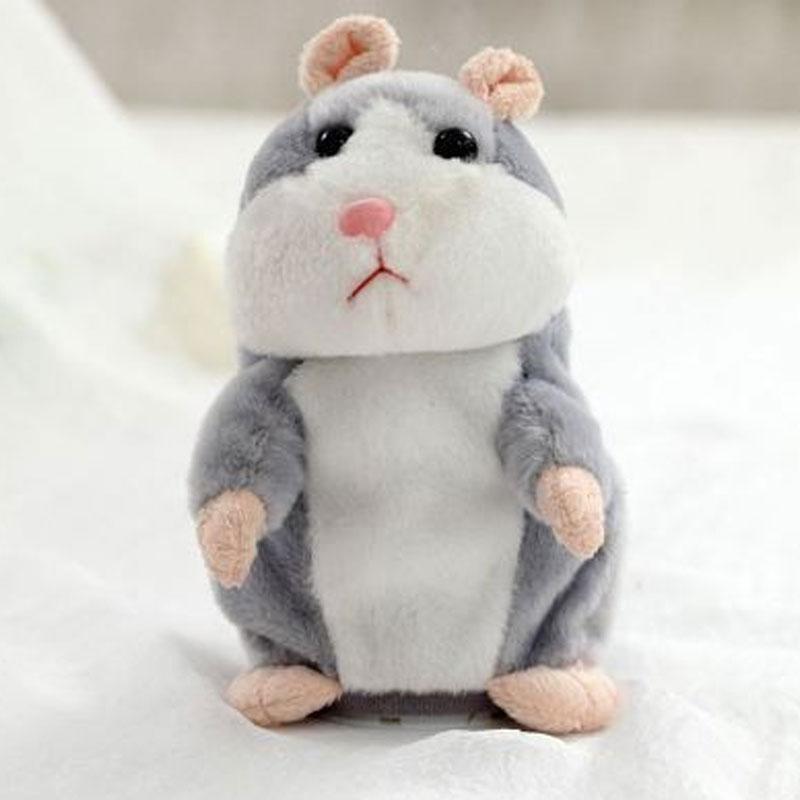 🎄LIMITED-TIME 50% OFF! ⏰Talking Hamster Plush – repeats whatever you say, auto head-shaking, hilarious fun for kids & adults