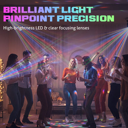 💡 ✨150W RGBW Moving Head DJ Stage Light – DMX Control Party Lighting🎨
