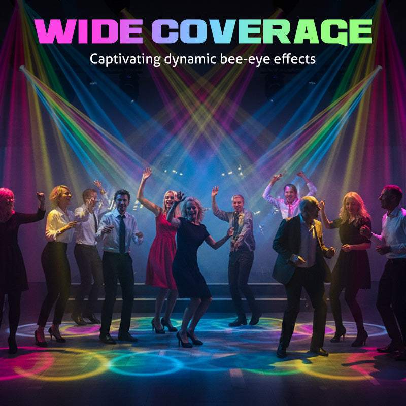💡 ✨150W RGBW Moving Head DJ Stage Light – DMX Control Party Lighting🎨