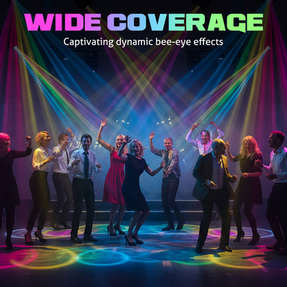 💡 ✨150W RGBW Moving Head DJ Stage Light – DMX Control Party Lighting🎨