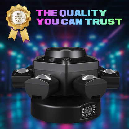 💡 ✨150W RGBW Moving Head DJ Stage Light – DMX Control Party Lighting🎨