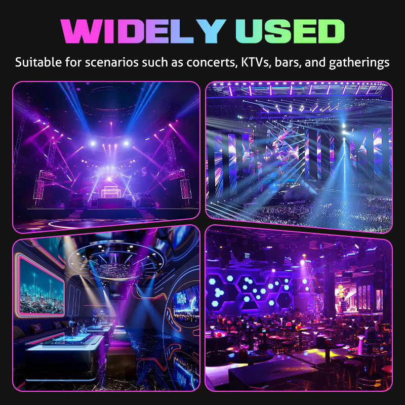 💡 ✨150W RGBW Moving Head DJ Stage Light – DMX Control Party Lighting🎨