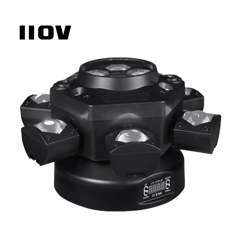 💡 ✨150W RGBW Moving Head DJ Stage Light – DMX Control Party Lighting🎨