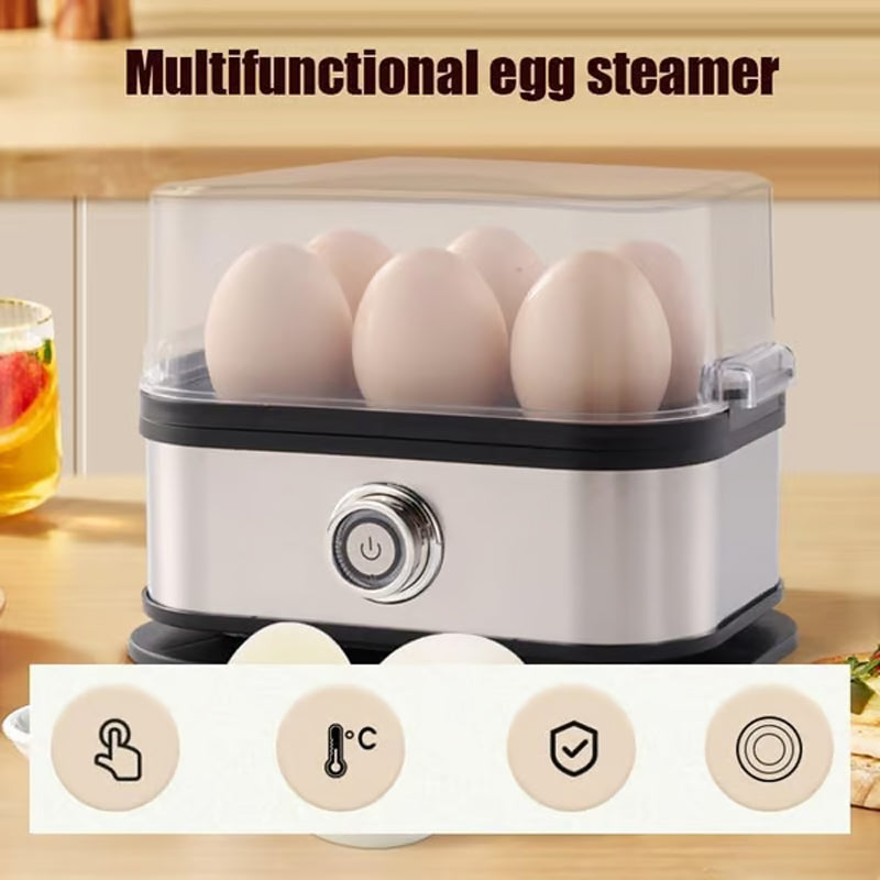 🎄🔥Christmas Sale🎁✨ – 🎅❄️Multifunctional Egg Steamer with Clear Lid