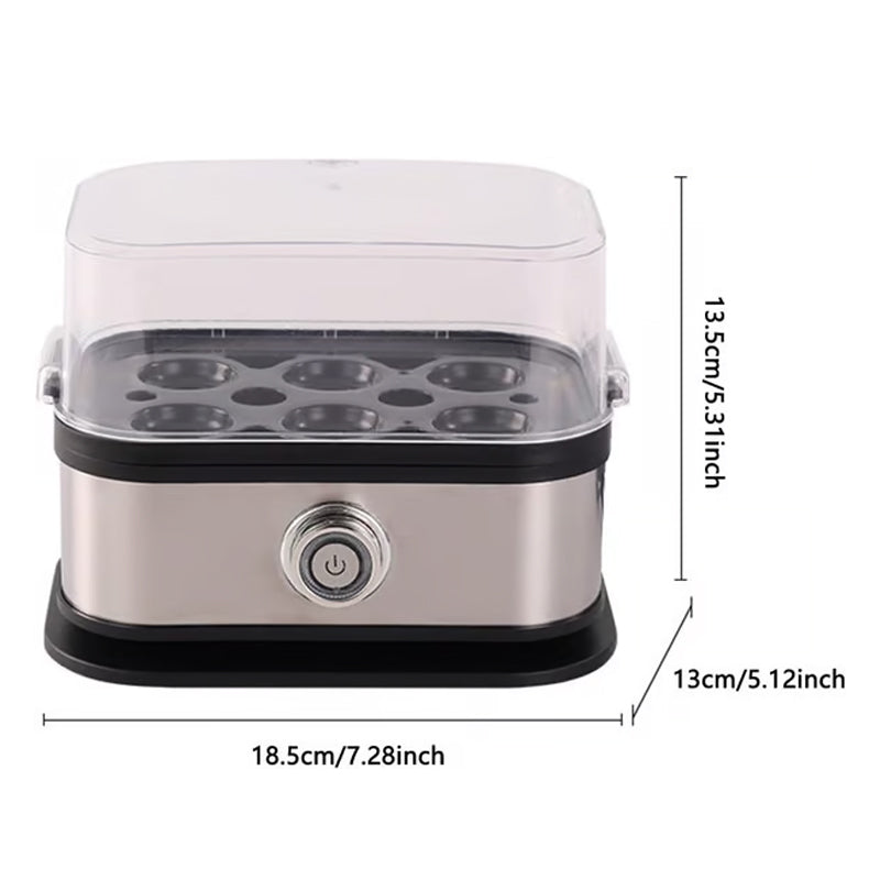 🎄🔥Christmas Sale🎁✨ – 🎅❄️Multifunctional Egg Steamer with Clear Lid