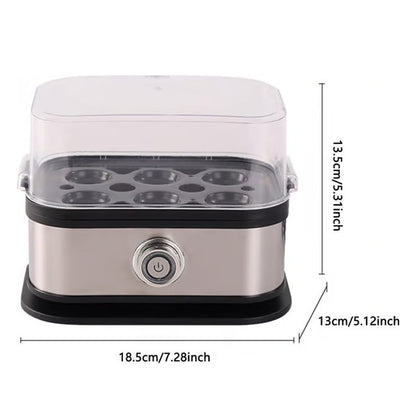 🎄🔥Christmas Sale🎁✨ – 🎅❄️Multifunctional Egg Steamer with Clear Lid