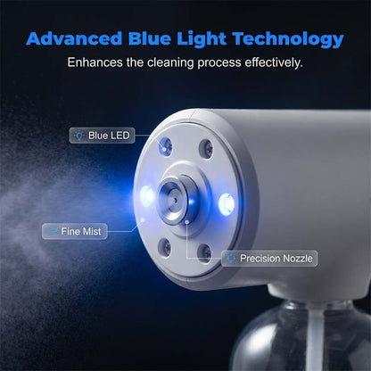 🦠 50% OFF NOW! 🚫💧 Cordless Nano Atomizer – Touchless Disinfecting with Blue Light for Home, Office & Car 🏠
