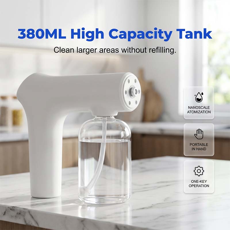 🦠 50% OFF NOW! 🚫💧 Cordless Nano Atomizer – Touchless Disinfecting with Blue Light for Home, Office & Car 🏠