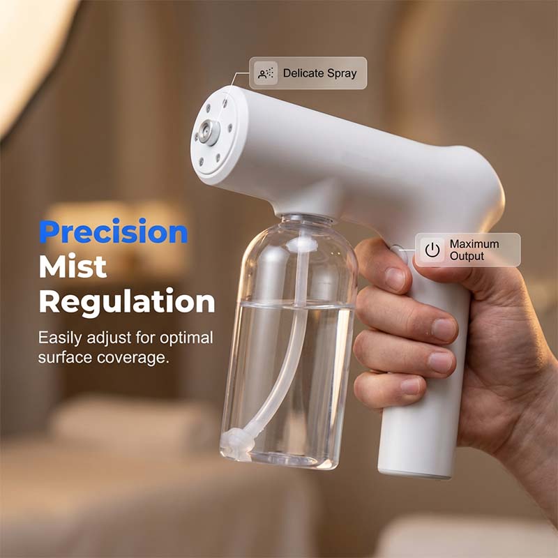 🦠 50% OFF NOW! 🚫💧 Cordless Nano Atomizer – Touchless Disinfecting with Blue Light for Home, Office & Car 🏠
