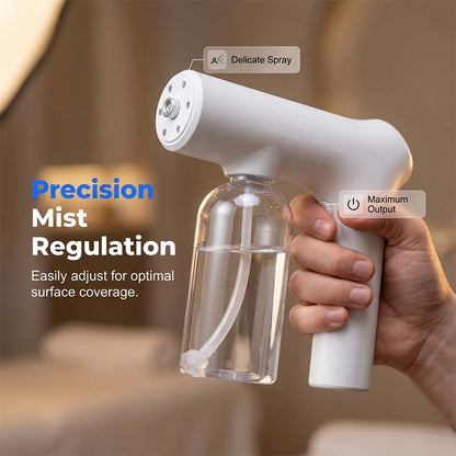 🦠 50% OFF NOW! 🚫💧 Cordless Nano Atomizer – Touchless Disinfecting with Blue Light for Home, Office & Car 🏠