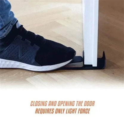 4-Pack Door Stopper Protector –  No-drill, residue-free & holds doors open. Safe & simple – stock up & save! 🏠✅