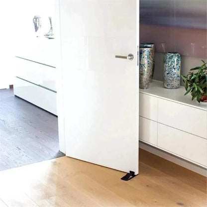 4-Pack Door Stopper Protector –  No-drill, residue-free & holds doors open. Safe & simple – stock up & save! 🏠✅
