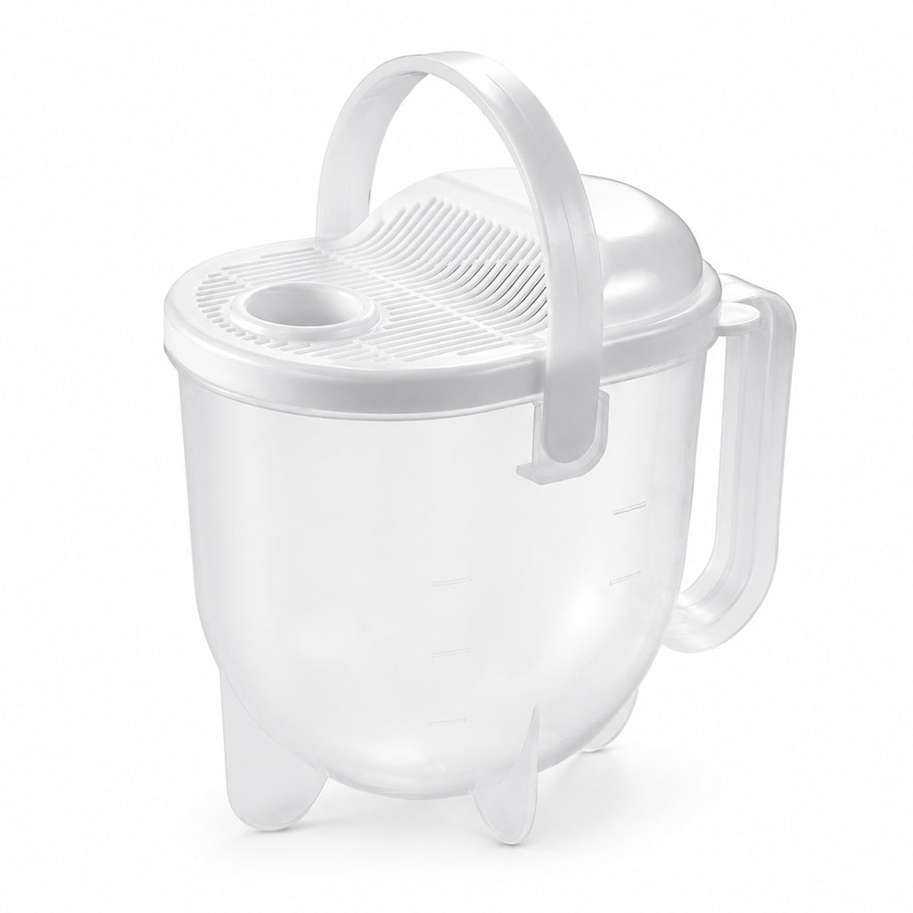 📢⏰ 50% OFF – Hands-Free Rice Washer with Strainer 🍚✨
