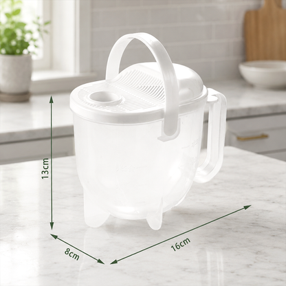 📢⏰ 50% OFF – Hands-Free Rice Washer with Strainer 🍚✨