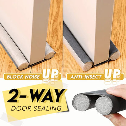 ⏳Limited-time 50% off💥DIY Wear Resistant Leather Under Door Draft Stopper Windproof and Insect Proof Bedroom Door Bottom Seal Strip🏠
