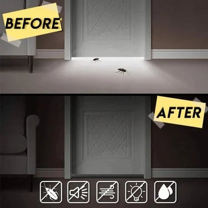 ⏳Limited-time 50% off💥DIY Wear Resistant Leather Under Door Draft Stopper Windproof and Insect Proof Bedroom Door Bottom Seal Strip🏠