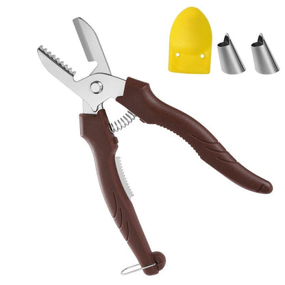 2-in-1 Chestnut Shear – Dual-Edge, Labor-Saving, Safe
