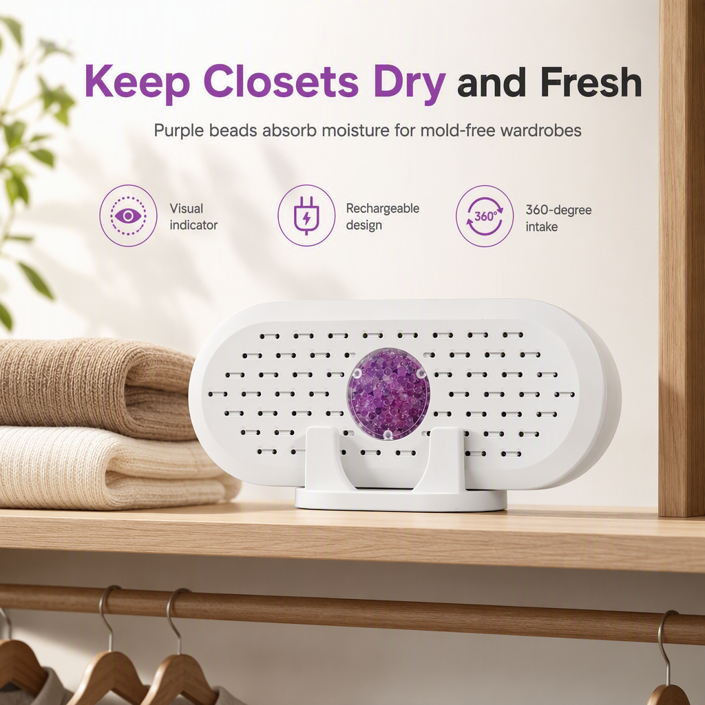 ⏳🔥LIMITED-TIME 50% OFF! ⏰Livecheste™ Mini Reusable Household Dehumidifier.