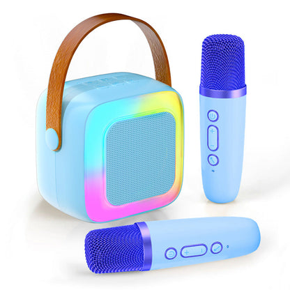 🎁Christmas Special 💥 Only £8.99✨🎵Mini Karaoke Machine for Kids with Wireless Microphones