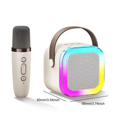 🎁Christmas Special 💥 Only £8.99✨🎵Mini Karaoke Machine for Kids with Wireless Microphones