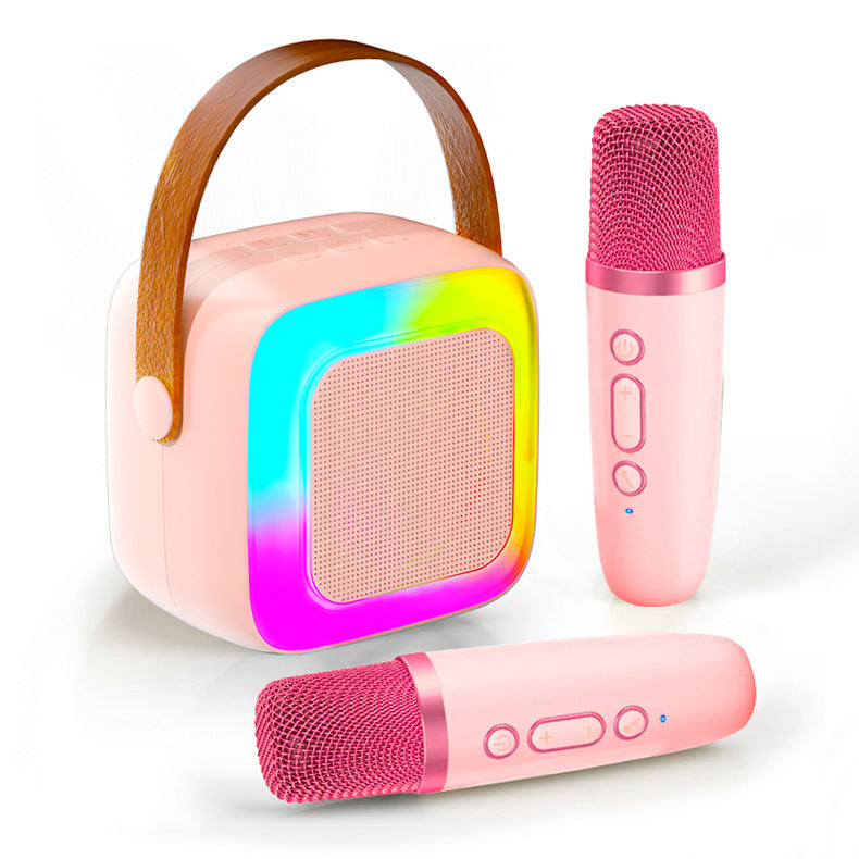 🎁Christmas Special 💥 Only £8.99✨🎵Mini Karaoke Machine for Kids with Wireless Microphones