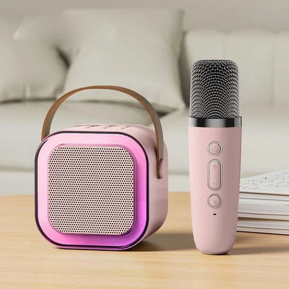 🎁Christmas Special 💥 Only £8.99✨🎵Mini Karaoke Machine for Kids with Wireless Microphones