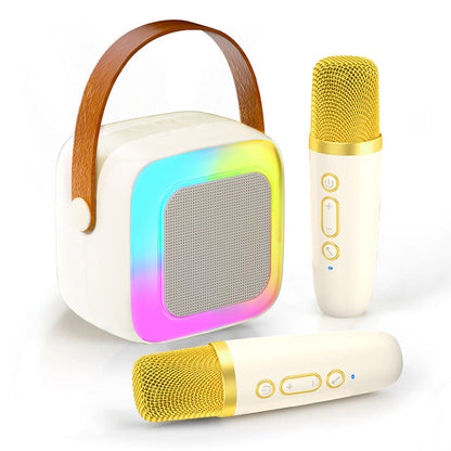 🎁Christmas Special 💥 Only £8.99✨🎵Mini Karaoke Machine for Kids with Wireless Microphones