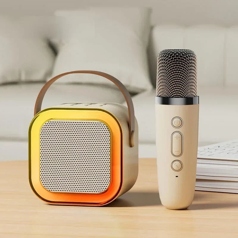 🎁Christmas Special 💥 Only £8.99✨🎵Mini Karaoke Machine for Kids with Wireless Microphones