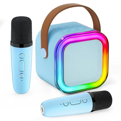 🎁Christmas Special 💥 Only £8.99✨🎵Mini Karaoke Machine for Kids with Wireless Microphones