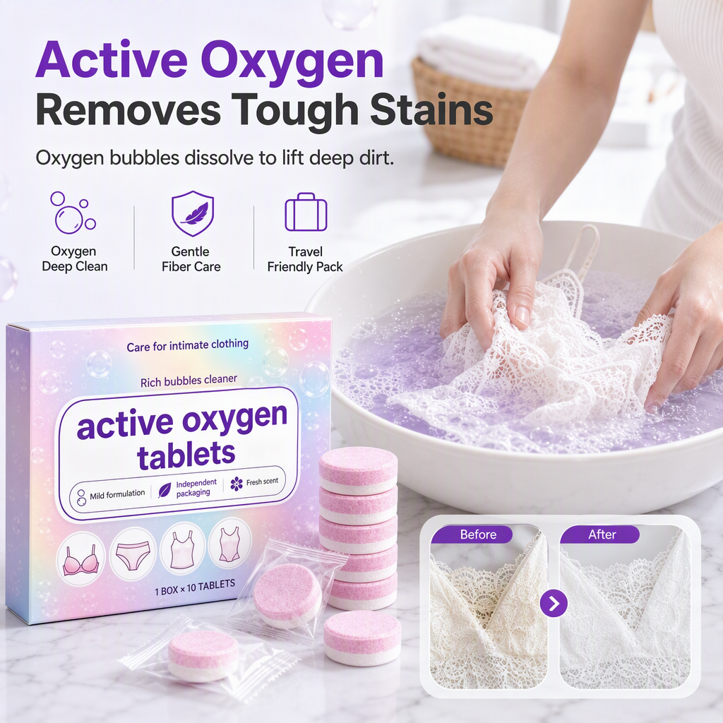 🧺✨ Laundry Cleaning Effervescent Tablets 🫧