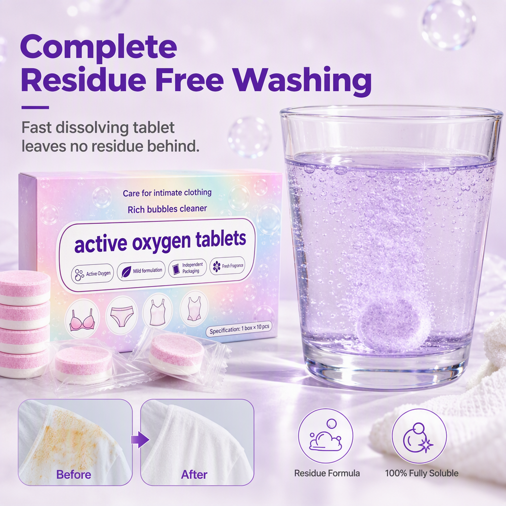 🧺✨ Laundry Cleaning Effervescent Tablets 🫧