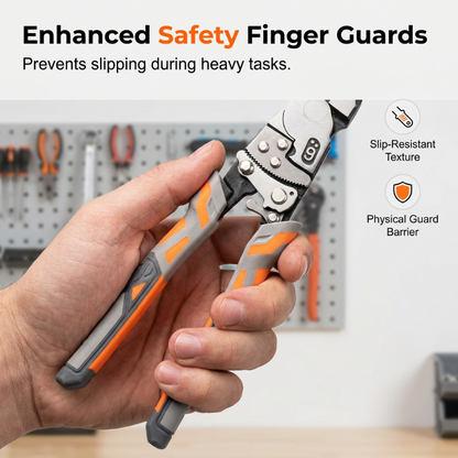 🔧 Heavy-Duty Self-Locking Ratchet Pliers – Non-Slip Grip & Wire Cutter for DIY, Auto & Plumbing 🛠️