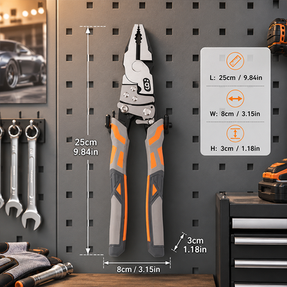 🔧 Heavy-Duty Self-Locking Ratchet Pliers – Non-Slip Grip & Wire Cutter for DIY, Auto & Plumbing 🛠️