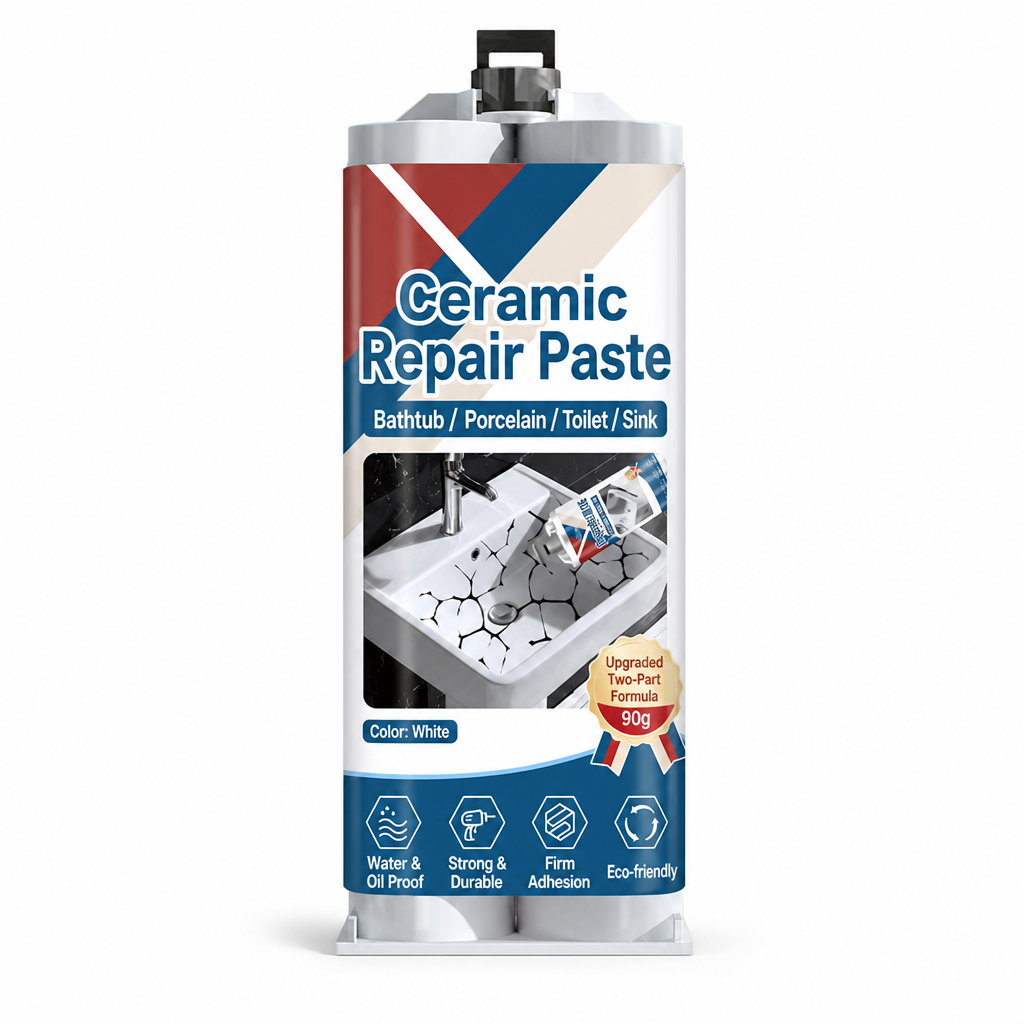 ⏳🔥LIMITED-TIME 49% OFF! 🛠️ Quick-Drying Ceramic Tile Repair Paste – Crack & Chip Filler