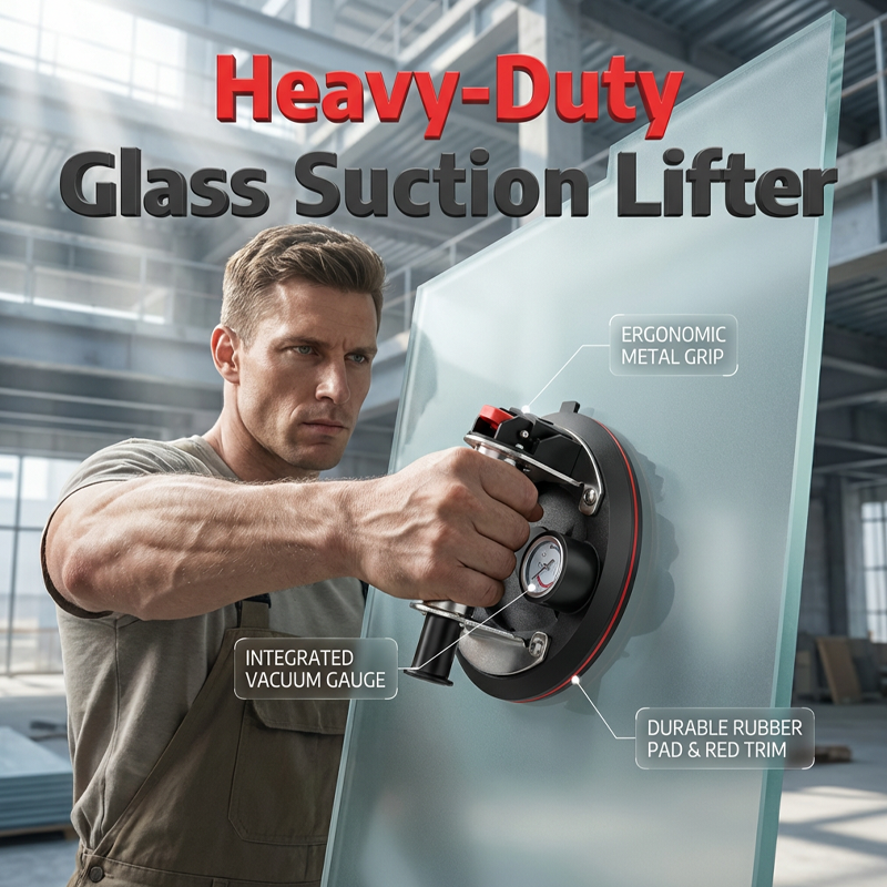 🛠️💪 8-Inch Glass Vacuum Suction Cup – 200kg load, heavy-duty rubber pad & metal handle. Safe lifting for glass, tiles & granite! 🛡️✅