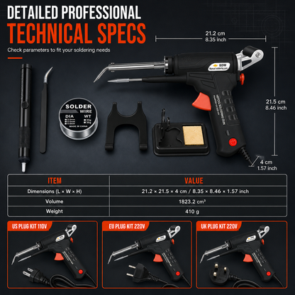 Handheld Semi-Automatic Soldering Gun Kit