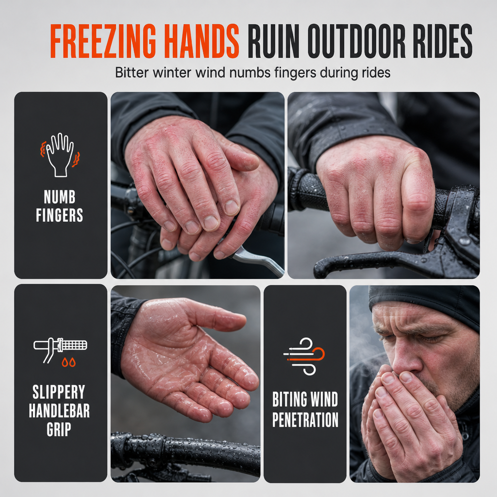 🧤❄️ 50% OFF! Winter Waterproof Cycling Gloves – thermal, touchscreen, water-repellent & anti-slip. Warm hands, full control on cold rides! 🛡️✅