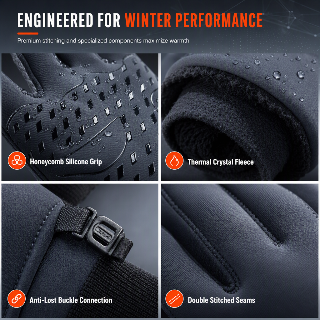 🧤❄️ 50% OFF! Winter Waterproof Cycling Gloves – thermal, touchscreen, water-repellent & anti-slip. Warm hands, full control on cold rides! 🛡️✅