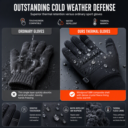 🧤❄️ 50% OFF! Winter Waterproof Cycling Gloves – thermal, touchscreen, water-repellent & anti-slip. Warm hands, full control on cold rides! 🛡️✅