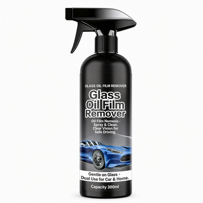 🎁2026 New Arrivals 50% OFF💥Car Glass Oil Film Remover Spray Powerful Windshield Decontamination and Bug Residue Cleaner for Clear Driving Vision
