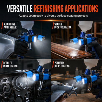 ⏰Spray Gun Light for Car and Furniture Touch Up Spraying Auxiliary Lighting Attachment for Coating and Coloring