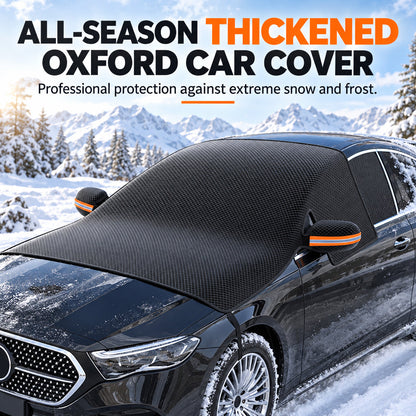 ❄️  Careluxpro Oxford Windshield & Mirror Cover – Magnetic Edges & Secure Straps for Snow, Frost & Sun Protection 🚗☀️