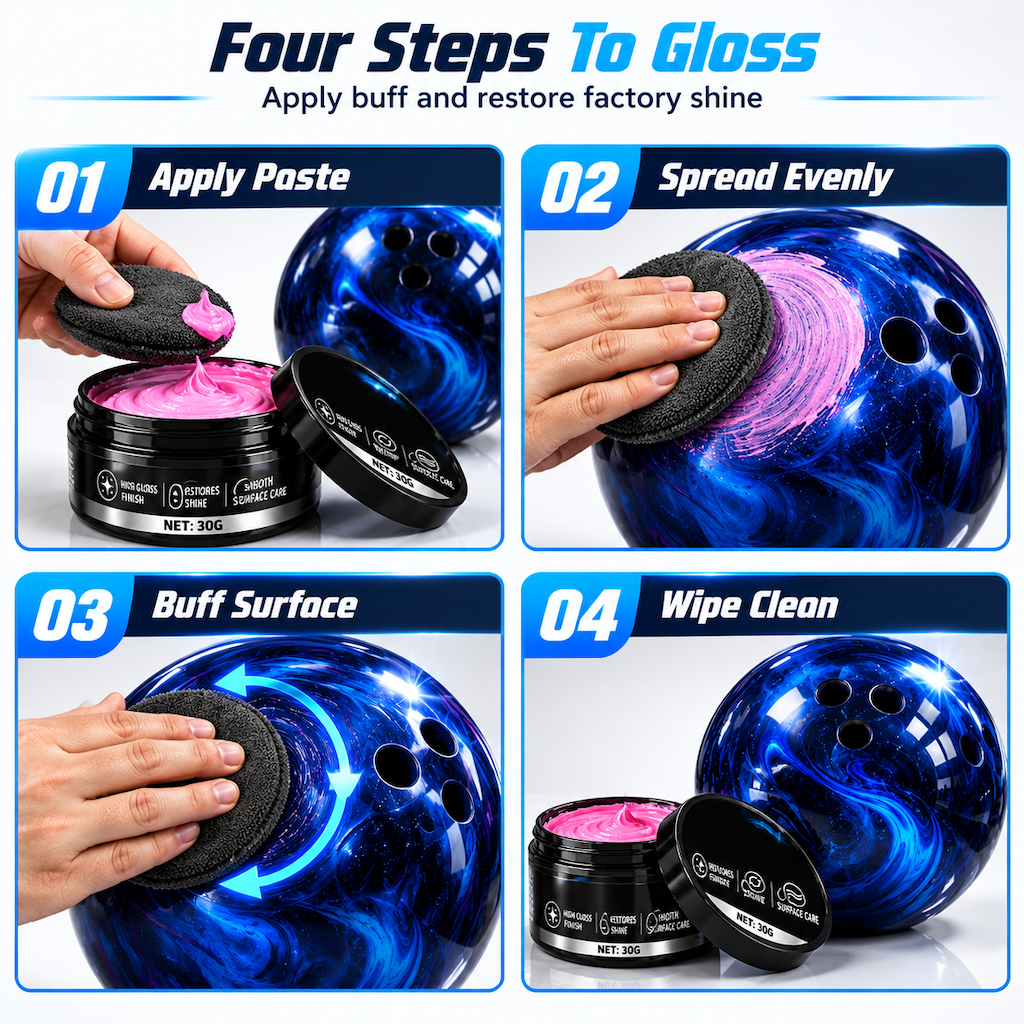 🎳 Bowling Ball Polishing Paste – Restores Surface Gloss & Shine ✨