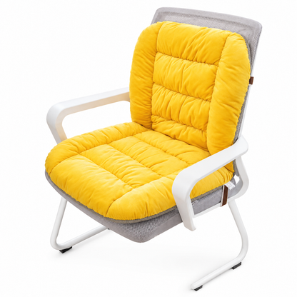 Winter Plush Heated Seat Cushion with Backrest - 13