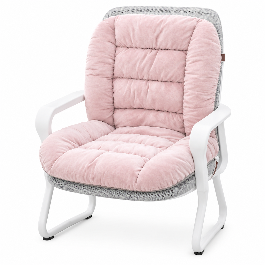 Winter Plush Heated Seat Cushion with Backrest - 17