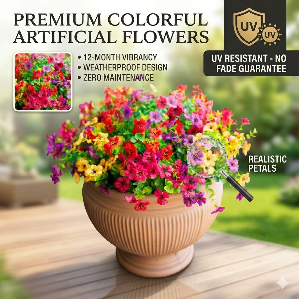 🎖️🌸Last Day Sale 49% OFF💐 UV Resistant Colorful Artificial Flower